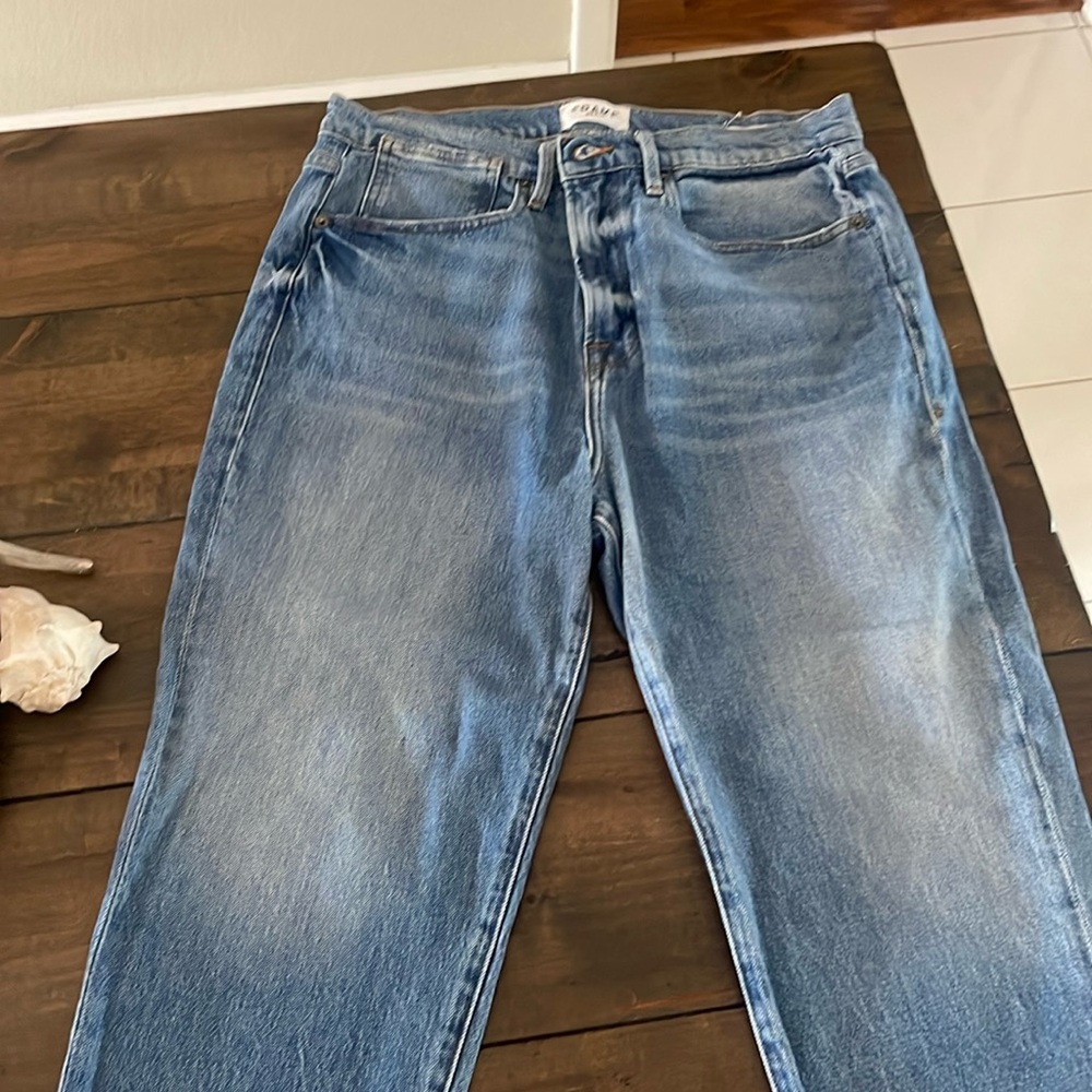 Pre-loved Frame Jeans Le Stevie Crop Size 26